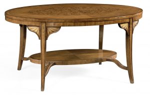 Коктейльный стол Jonathan Charles Marquetry Inlaid Satinwood Coffee Table