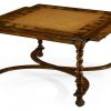 Коктейльный стол Jonathan Charles Square Oyster with Slides Coffee Table