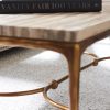 Коктейльный стол LEXINGTON Menlo Park Rectangular Cocktail Table with Stone Top