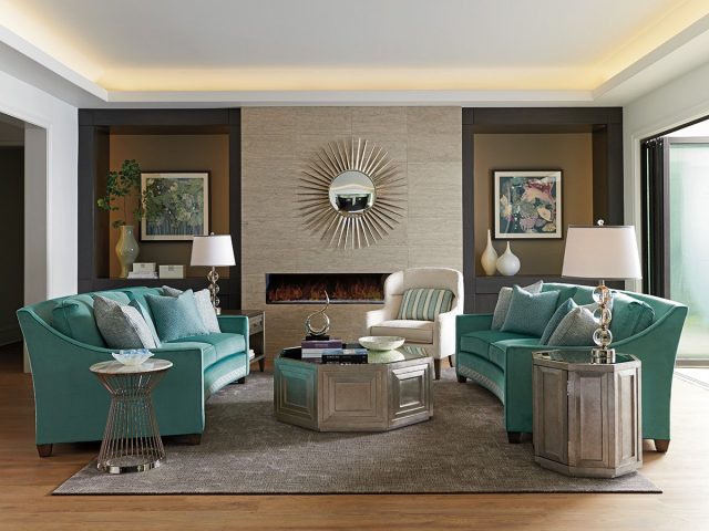 Коктейльный стол LEXINGTON ROCHELLE OCTAGONAL