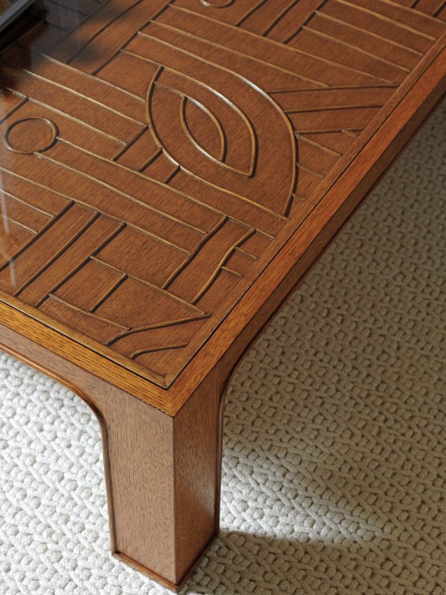 Коктейльный стол LEXINGTON Redford Square Rattan Cocktail Table