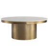 Коктейльный стол Liang and Eimil CAMDEN ROUND COFFEE TABLE White
