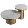 Коктейльный стол Liang and Eimil CAMDEN ROUND COFFEE TABLE White