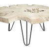 Коктейльный стол Phillips Collection Bleached Slice Coffee Table