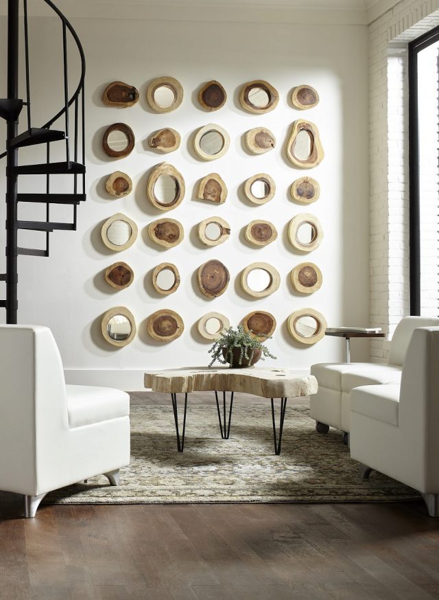 Коктейльный стол Phillips Collection Bleached Slice Coffee Table