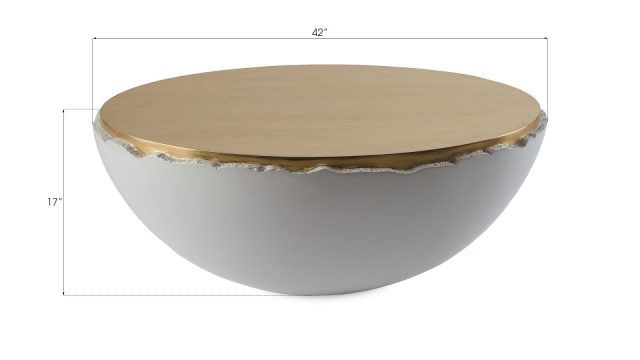 Коктейльный стол Phillips Collection Broken Egg Coffee Table Black