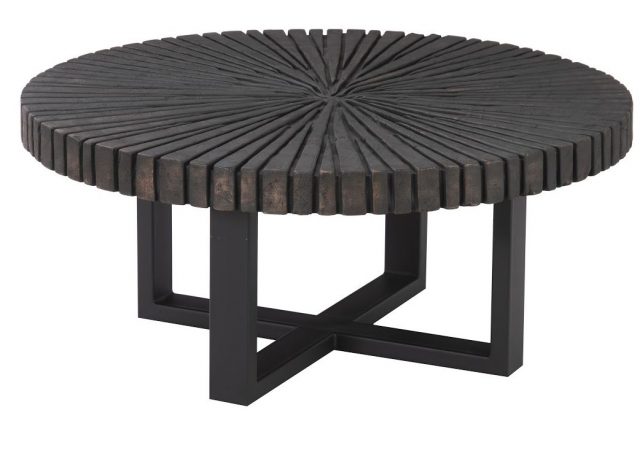 Коктейльный стол Phillips Collection Chainsaw Round Coffee Table