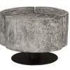 Коктейльный стол Phillips Collection Clover Coffee Table Grey Stone
