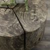 Коктейльный стол Phillips Collection Clover Coffee Table Grey Stone