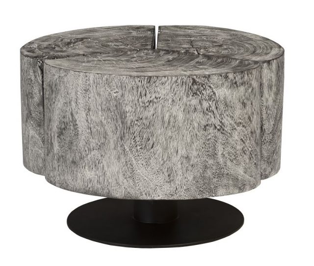 Коктейльный стол Phillips Collection Clover Coffee Table Grey Stone