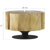 Коктейльный стол Phillips Collection Clover Coffee Table Natural Wood