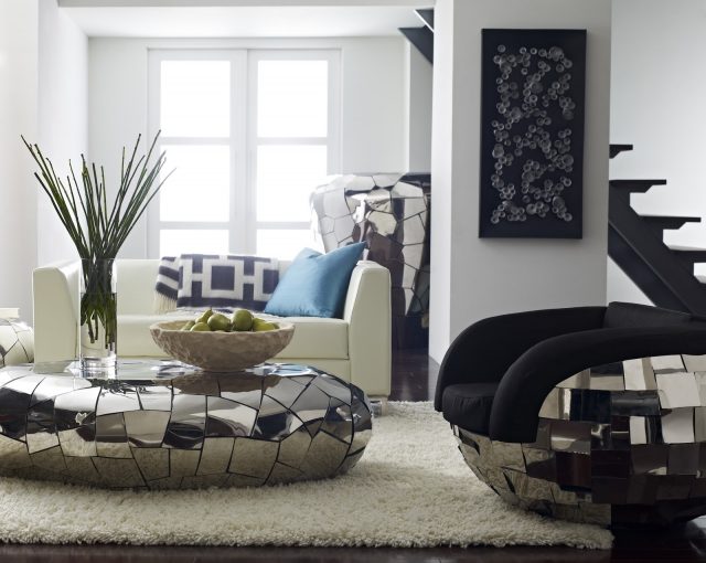 Коктейльный стол Phillips Collection Crazy Cut Oblong Coffee Table