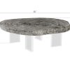 Коктейльный стол Phillips Collection Floating Coffee Table Gray Stone