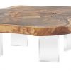 Коктейльный стол Phillips Collection Floating Coffee Table Natural Wood