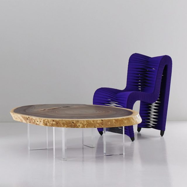 Коктейльный стол Phillips Collection Floating Coffee Table Natural Wood