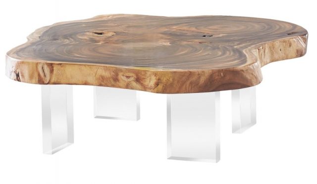 Коктейльный стол Phillips Collection Floating Coffee Table Natural Wood