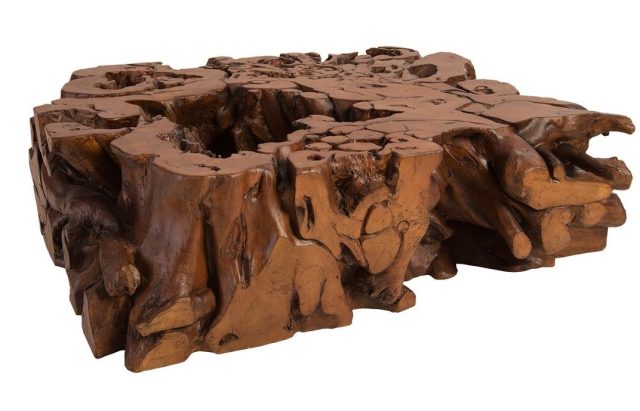 Коктейльный стол Phillips Collection Freeform Burled Coffee Table