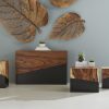Коктейльный стол Phillips Collection Geometry Natural Coffee Table