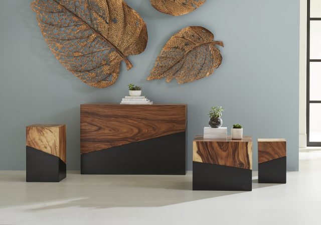 Коктейльный стол Phillips Collection Geometry Natural Coffee Table