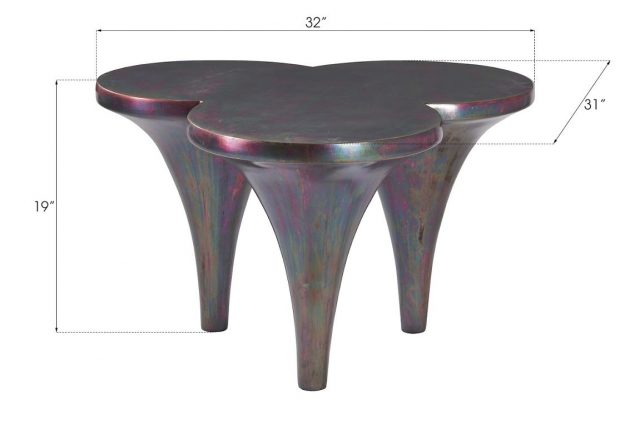 Коктейльный стол Phillips Collection Marley Coffee Table Copper