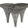 Коктейльный стол Phillips Collection Marley Coffee Table Grey Stone
