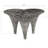 Коктейльный стол Phillips Collection Marley Coffee Table Grey Stone