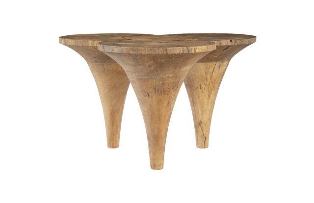 Коктейльный стол Phillips Collection Marley Coffee Table Natural Wood