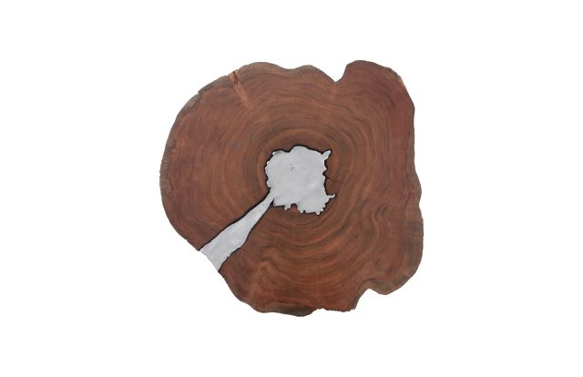 Коктейльный стол Phillips Collection Molten Coffee Table Aluminum