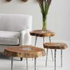 Коктейльный стол Phillips Collection Molten Coffee Table Aluminum