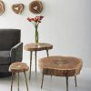 Коктейльный стол Phillips Collection Molten Coffee Table Brass