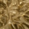 Коктейльный стол Phillips Collection Root Round Coffee Table Antique Gold Leaf