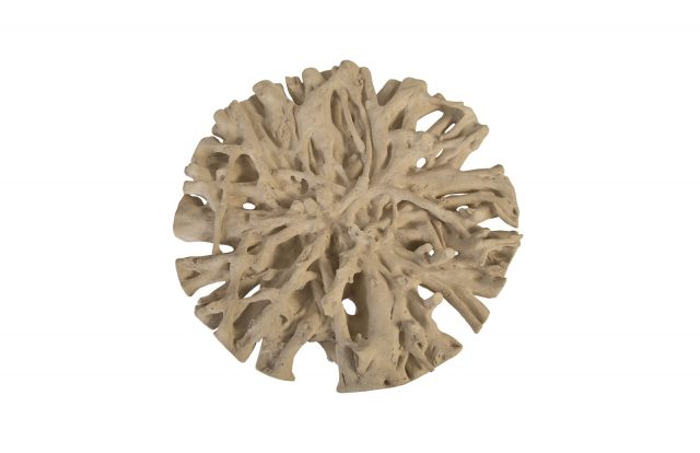 Коктейльный стол Phillips Collection Round Root Large Coffee Table Roman Stone