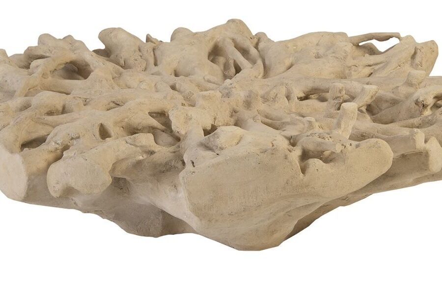 Коктейльный стол Phillips Collection Round Root Large Coffee Table Roman Stone