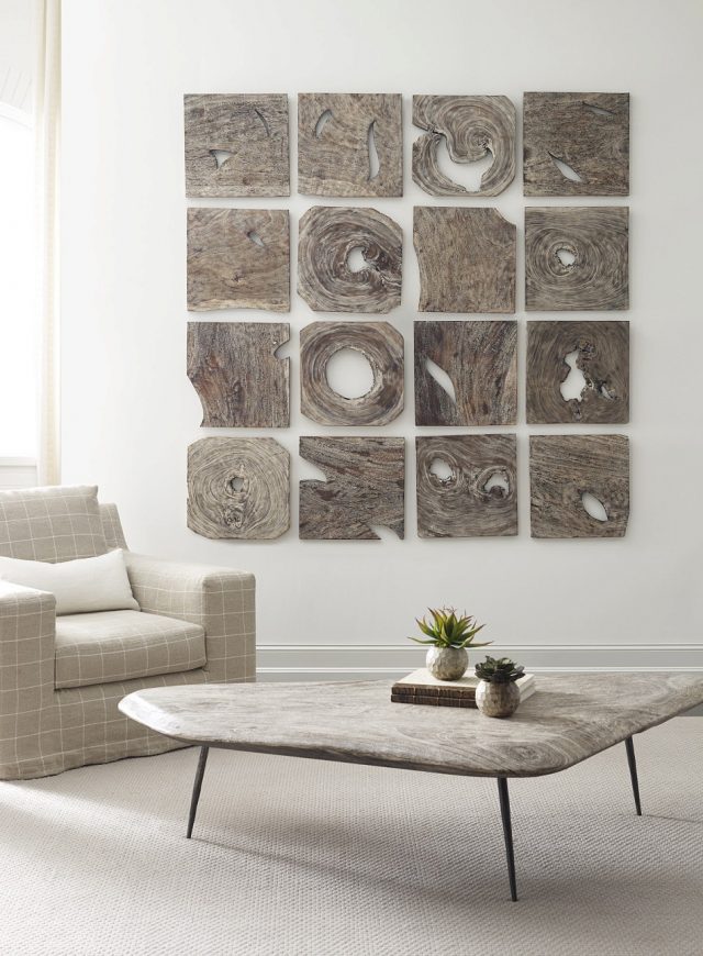 Коктейльный стол Phillips Collection Skipping Stone Coffee Table Gray Stone