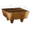 Коктейльный стол Phillips Collection Tabitha Small Coffee Table Natural Wood