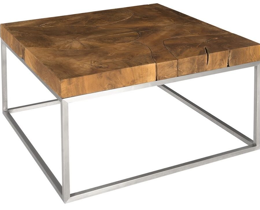 Коктейльный стол Phillips Collection Teak Puzzle Coffee Table