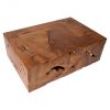 Коктейльный стол Phillips Collection Teak Slice Rectangular Coffee Table