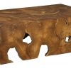 Коктейльный стол Phillips Collection Teak Slice Rectangular Coffee Table