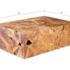 Коктейльный стол Phillips Collection Teak Slice Rectangular Coffee Table