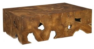 Коктейльный стол Phillips Collection Teak Slice Rectangular Coffee Table