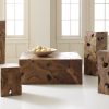 Коктейльный стол Phillips Collection Teak Slice Rectangular Coffee Table