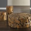 Коктейльный стол Phillips Collection Teak Slice Round Coffee Table