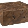 Коктейльный стол Phillips Collection Teak Slice Square Coffee Table