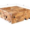 Коктейльный стол Phillips Collection Teak Slice Square Coffee Table