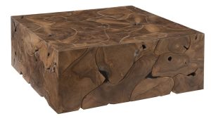 Коктейльный стол Phillips Collection Teak Slice Square Coffee Table