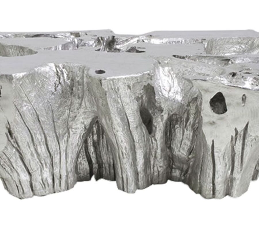 Коктейльный стол Phillips Collection Venice Freeform Coffee Table Silver Leaf