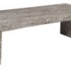 Коктейльный стол Phillips Collection Waterfall Coffee Table Grey Stone