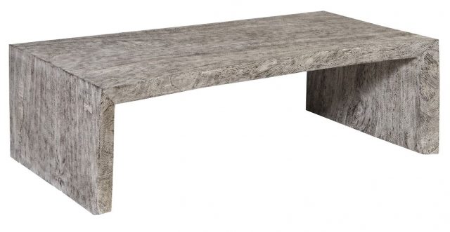 Коктейльный стол Phillips Collection Waterfall Coffee Table Grey Stone