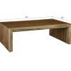Коктейльный стол Phillips Collection Waterfall Coffee Table Natural Wood