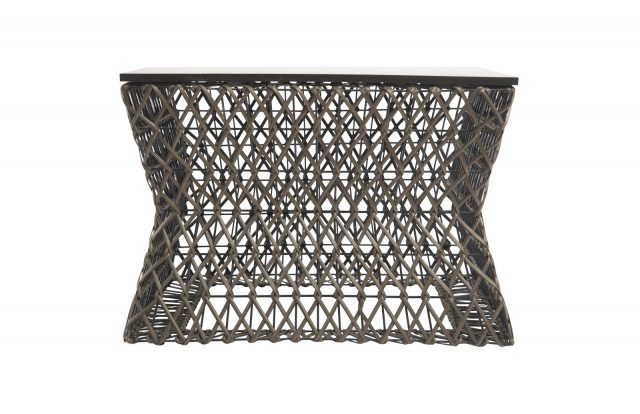 Коктейльный стол Phillips Collection Weaved Hourglass Coffee Table